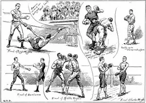 Images Dated 13th October 2004: Amateur Boxing Championships, London, 1890