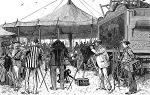 Amateur Photographers at the Circus, c. 1886
