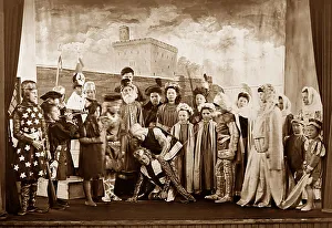 An amateur production of Ivanhoe at a country