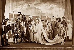An amateur production of Ivanhoe at a country