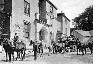 Coaches Prints: Ambleside Coach to Kirkstone Pass early 1900s