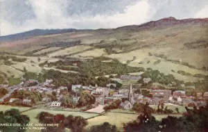 Windermere Prints: Ambleside, Lake Windermere, Lake District, Cumbria