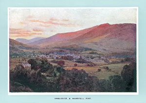 Junior Prints: Ambleside and Wansfell Pike