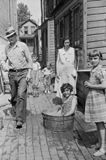Ambridge, Pennsylvania. Scene in the alley on the east side