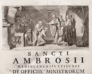 Ambrose Prints: AMBROSE, Saint (339-397)