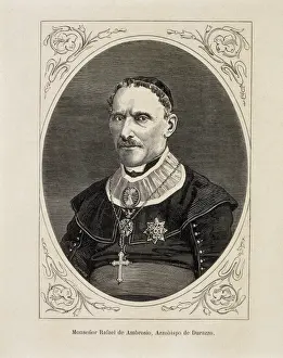 Rafael Prints: AMBROSIO, Rafael de (19th century). Archbishop
