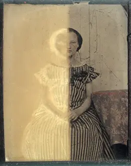 Tinted Prints: Ambrotype Photographic Plate