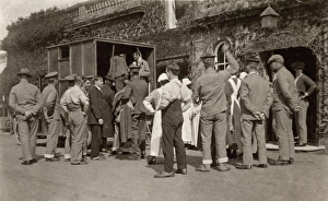 Ambulances Gallery: Ambulance taking discharged patients