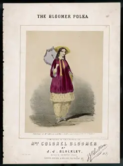 Bloomers Prints: Amelia Bloomer / Polka