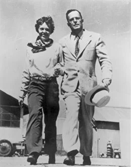 Putnam Collection: Amelia Earhart and her husband George Putnam