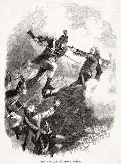 1779 Prints: America - Clinton Takes Stony Point