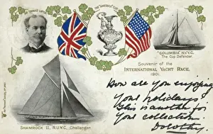 Shamrock Prints: America Cup Yacht Race 1901