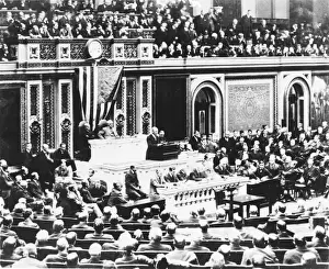 America declares war