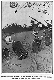 America in the Field by Heath Robinson, WW1