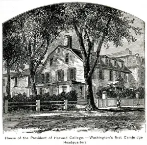 America - George Washington 1st HQ in Cambridge, Mass