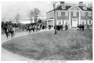 Martha Gallery: America - Martha Washington Arrives at Cragie House