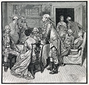 1776 Gallery: America -. Mary Lindley Murray detaining Lord Howe
