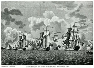 1776 Gallery: America - Naval Engagement On Lake Champoain