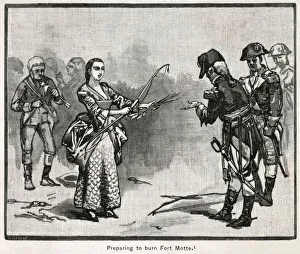 Motte Collection: America - Preparing To Burn Fort Motte