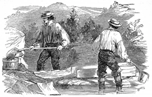 Images Dated 9th October 2004: America, San Francisco. Gold-Washing at the Diggings