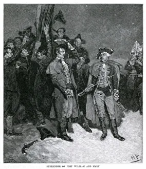 Images Dated 10th July 2019: America - Surrender of Fort William and Mary