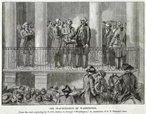 Oath Gallery: America - Washington Inaugurated As President