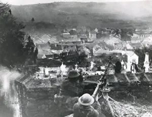 American anti-aircraft post, Raucourt, France, WW1