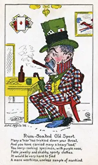 Gambling Prints: American anti-gambling cartoon