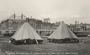 An American army camp in Vera Cruz, Mexico