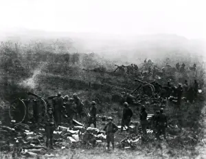 Argonne Prints: American artillery in Argonne, France, WW1