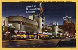 American Broadcasting Company, Vine Street, California, USA