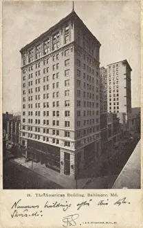 Sky Scraper Prints: American Building, Baltimore, Maryland