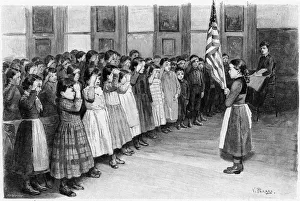 Images Dated 19th February 2018: AMERICAN CHILDREN SALUTE
