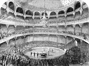Images Dated 24th October 2004: The American Circus at the Alhambra Palace, London, 1858