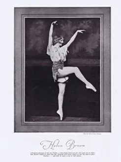 Premier Prints: The American dancer Helen Brown premier dancer