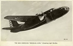 Havoc Gallery: American Douglas A-20A Attacking light bomber