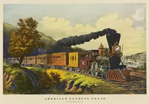Ives Prints: American Express Train