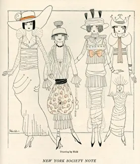 Stakes Prints: Four American Fashion Conscious Debutantes of New York