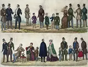 Chesnut Prints: American fashions, fall & winter 1849-50, by John R. Shankla