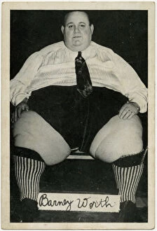 Obese Gallery: American Fat Man - Barney Worth - Freakshow Performer