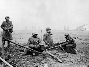 Ardennes Gallery: American field artillery, 1944