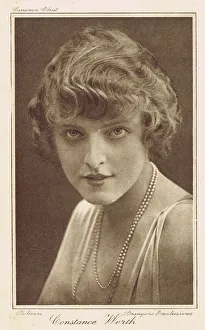 Worth Prints: American film star Constance Worth