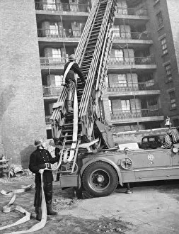 American firefighters in London WWII