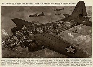 Precision Gallery: American Flying Fortress bomber by G. H. Davis