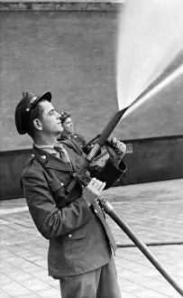 American fog gun in operation, WW2