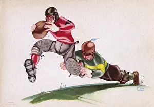 Turin Prints: American football International Games, Turin, Italy