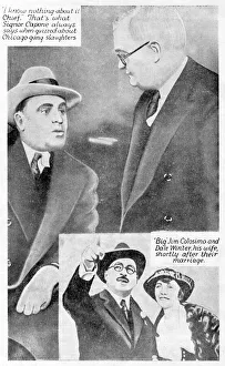 Images Dated 29th November 2011: American Gangster - Al Capone quizzed by Police