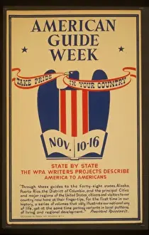 Describe Prints: American guide week, Nov. 10-16 Take pride in your country