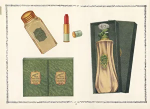 Perfumery Prints: American Ideal brand cosmetics from CPC, 1927