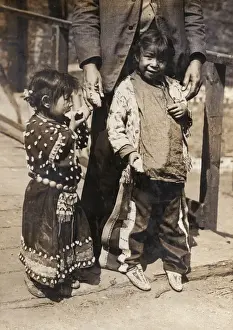 Industries Prints: American Indian children in London